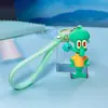 Figuritas de llavero de goma blanda de anime de dibujos animados, colgantes para mochila, accesorios para bolsos, pequeños adornos, al por mayor en stock para tiendas