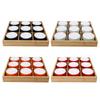 Online Vermelho criativo restaurante de hot pot grade para ingredientes prato especial nanmu Jiugongge melamina petisqueira prato de vegetais