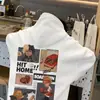 Sudadera Gruesa con Capucha Forrada de Polar para Pareja de Hombres, Estilo Bf Holgado de Moda Versátil Chaqueta Estilo Hong Kong Otoño e Invierno