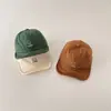 Ins Baby Chapéu Smiley Soft Brim Cap Primavera e Outono Boné de beisebol infantil fino Verão Sol Chapéu para meninos e meninas