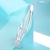 Pulsera de plata de ley S999 para mujer, pulsera maciza brillante, pulsera con inscription para novia, regalo del Día de San Valentín