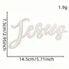 Patch de Tecido Bordado Desenho Animado Recortado Texto em Inglês Patch Decorativo Patch Emblema de Passar a Ferro Patch Bordado em Computador Adesivo