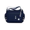 Bolso Cuadrado Pequeño de Un Hombro, Gran Capacidad, Bolso para Madre de Mediana Edad, Bolso Cruzado Elegante de Tela Oxford para Viaje de Tela de Nailon, Bolso
