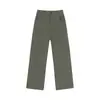 Pantalones casuales de corte estrecho e inclinado para hombre y mujer, con un moderno diseño de remaches, versátiles para el otoño, corte holgado, talla grande, estilo high-street, pantalones de pierna recta