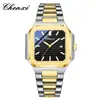 Reloj Chenxi para hombre y mujer, reloj de cuarzo, impermeable, de moda, reloj de pulsera para pareja, reloj de pareja de negocios, luminoso, impermeable, al por mayor
