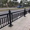 Barandilla de Carretera Municipal de Cultura Paisajística Acero Galvanizado Espesorado Valla Protectora de Aislamiento para Separación de Peatones y Vehículos en Calle de Ciudad