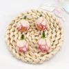 Simulação 2cm Botão de Flor Pequeno Corsage de Ópera Flor de Pulso Grampo de Cabelo Acessórios de Flor Chapéu de Palha Decoração de Grampo Flores de Casamento