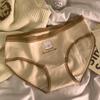 Ropa interior de estilo nuevo para mujer, entrepierna de algodón puro, cintura media, estilo japonés, para estudiante, niña, algodón puro, cómoda, popular cibernética, calzones para niña
