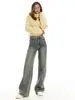 Calças Femininas Personalizadas Roupas Elegantes Fonte de Fábrica Oem Processamento Personalizado em Pequenos Lotes Jeans Feminino Transfronteiriço