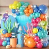 Globo Mágico Transfronterizo de Amazon Color Dopamina de Verano Arco Decoración de Fiesta de Cumpleaños Suministros de Escena Pared de Fondo