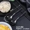 Colher Descartável Espessada Plástico Peixe em Conserva Panela Quente Caçarola Mingau Malatang Colher Especial Takeaway Cabo Longo Grande Colher Masculina