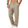 2026 Pantalones Casuales Deportivos Rectos Transpirables Simples de Calle de Color Sólido para Hombre Europeos y Americanos al Aire Libre para Viajar