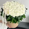 Nuevo Cubo Abrazador Oso Celebridad de Internet Cesta de Flores Cesta de Flores Tejida Cesta de Flores para Regalo Cubo para Arreglos Florales Maceta para Plantas Cesta de Almacenamiento En Stock