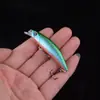 Isca Luya nova transfronteiriça 6,5 cm afundamento lento Mino isca artificial água doce boca peixe preto isca artificial peixe artificial isca de simulação