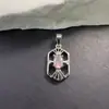 Joias Artesanais DIY Personalizadas de Alto Padrão para Comércio Exterior Transfronteiriço Acessórios de Pingente Micro-Incustados de Zircônia de Cobre Colar de Trevo de Quatro Folhas