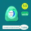 Atacado do Fabricante Fio Dental, Levemente Encerado, Fio Dental com Sabor de Menta, Caixa Triangular Portátil, Fio Dental Ultra Fino de 50m de Alta Resistência, Personalizável