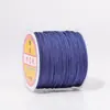 Producción de muestras personalizable OEM No. Hilo de jade 72 50 metros Hilo tejido a mano para manualidades Número de color teñido Material de hilo para abalorios