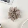 Pasador de Flor de Gasa Francesa Pinza de Resorte Pinza para la Parte Trasera de la Cabeza Pinza para Cola de Caballo Accesorios para el Cabello de Uso General Pinza Estilo Ins Pinza para el Cabello Pinza para el Cabello