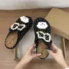 Popular estilo fofo casual 2026 outono novo poá laço slip-on antiderrapante preguiçoso Birkenstock sapatos para mulheres