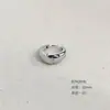 Pendientes de Cobre Ecológicos Simples Versátiles Parte Superior Estrecha Parte Inferior Ancha Aros Lisos Cuidado del Oído Moda Pendientes Circulares Aros para Orejas