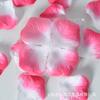 Pétalas de Rosa Artificiais Arranjo para Quarto de Casamento Decoração com Flores Artificiais para Casamento Adereços de Flores para Espalhar à Mão Tecido Não Tecido Quatro Camadas 100 Peças