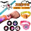 Navidad Halloween pulsera luminosa correa de muñeca de silicona niños reloj LED de flash niños de preescolar dibujos animados