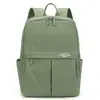 Mochila de viaje, para ir al trabajo y para la escuela de diseño minimalista, tela de nailon, impermeable, versátil, moderna, mochila para mujer de estilo simple