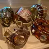 Pulsera Abierta de Acetato Colorida Transfronteriza Europea y Americana Dulce Fresca Exagerada Joyería de Lujo Ligero de Gama Alta para Mujeres