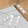Bisagras para Puertas de Gabinete Bisagras de Pivote Superior e Inferior Esquinas Ocultas para Puertas de Gabinete de Madera Bisagras Plegables Rectas Bisagras Invisibles Superiores e Inferiores