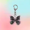 Novo Keychain Colorido de Borboleta Estilo Ins Acrílico Chaveiro Pingente de Menina Fofo de Alto Valor Melhor Amiga Mesmo Estilo