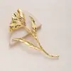 Moda Europea y Americana Flor de Tulipán Broche Personalizado Transfronterizo Nuevo Retro Diseño Exagerado Metal Accesorios para Traje