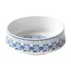 Tigela Grande de Melamina Xiangyuan para Uso em Restaurante e Hotel, Tigela de Porcelana Azul e Branca para Bucho de Boi, Intestino de Pato e Coalhada de Sangue, Tigela para Peixe Sour Pickled de Uso Comercial