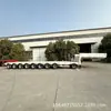 Vendendo Semirreboques, Grandes Reboques para Escavadeiras com Gancho e Cinta, Semirreboques para Transporte de Escavadeiras, Reboques de Plataforma de 9 Eixos