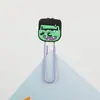 Nuevo clip para libro de Halloween de dibujos animados de PVC pegamento flexible clip de papel marcapáginas suministros para estudiantes clip para libro flip papelería