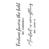 Hedonismo Transfronterizo Palabra Inglesa Personalizada Tatuaje de Hierbas Pegatinas Impermeables y a Prueba de Sudor Duraderas No Reflectantes Avanzado Brazo
