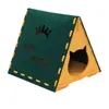 Nido de Gato Nuevo Modelo Transfronterizo, Nido Triangular de Tela de Fieltro, Semicerrado, Adecuado para Todas las Estaciones, Tienda para Mascotas, Nido de Gato Desmontable