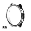 Para Samsung Galay watch4567 Carcasa Protectora para Reloj PC Fila Única Diamante Carcasa Película Integrada Protección contra Caídas