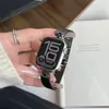 Pulseira de Metal Listrada Curva com Contas Redondas Adequada para Apple Watch iWatch 12ª Geração 11/10
