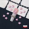Mini Pequeno Fundo Plano Formato Especial Diamante Rosa Rosa Menininha Gota de Água Losango Transfronteiriço K9 Vidro Joias de Arte de Unha Atacado