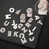 Accesorios para Uñas 26 Letras Inglesas Llenos de Pedrería Accesorios para Joyería DIY de Alta Calidad Uñas Portátiles Calcomanías Versátiles para Uñas Venta al por Mayor