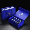 Copo Moutai, copo de vinho pequeno, copo de vidro de cristal, conjunto de decantador de bebida de dose única de 10ml, conjunto de sete peças, branco