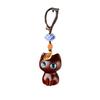 Llavero de coche con diseño de gato de ébano, bonito colgante para bolso o cadena de teléfono móvil, joyería creativa y personalizada.