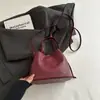 Bolso Bandolera Cubo Nuevo de Moda Tendencia Diseño de Nicho Cierre de Cordón Bolso de Hombro Único para Viajes Diarios Bolso de Mano de Gran Capacidad