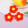 Resina Fosca Flor de Cinco Pétalas Girassol Acessórios para Joias DIY Acessórios para Celular Adesivos Cola Creme Materiais para Acessórios de Cabelo