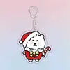 Oso Navideño Autocrítico Lindo Dibujo Animado con Temática Navideña Decoración de Mochila de Acrílico Exquisito Regalo Pequeño