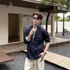 Camisa Tendência Falsa de Duas Peças para Homens com Design Old Money de Alto Padrão, Estiloso, Versátil e Casual, Apresentando Gola Lapela e Mangas Longas