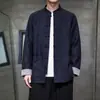 Otoño/Invierno 2026 Nuevo Estilo Chino para Hombre Chaqueta Jacquard con Cuello Alto Traje Tang Botón de Rana Retro Chino Ropa Exterior Casual