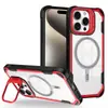 Funda Magnética para Teléfono Jiagu Shield con Soporte para Lente Adecuada para Apple 16Promax Moderna 15/14/13 Fuerte Succión Magnética 16