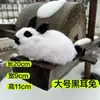 Piel de conejo panda conejo hecho a mano lugar escénico más vendido decoración de escritorio familiar modelo accesorios de tiro regalos para amigos