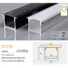 Canal de Aluminio para Luz Lineal LED al por Mayor del Fabricante, Luz Lineal con Borde, Canal de Luz de Aleación de Aluminio, Perfil de Canal de Aluminio para Luz Lineal